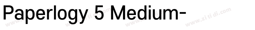 Paperlogy 5 Medium字体转换 Paperlogy 5 Medium字体转换